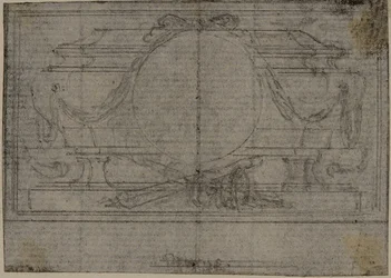 Estudio para En Tête Vignette en Tácito "Tiberio, o Los Seis Primeros Libros de los Anales", Libro IV