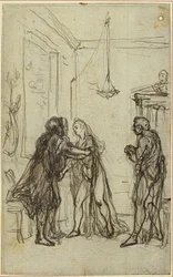 Estudio para "La Pharsale" de Lucain, Canto II