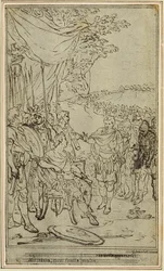 Estudio para "La Pharsale" de Lucain, Canto IV