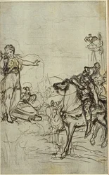 Estudio para "La Pharsale" de Lucain, Canto I