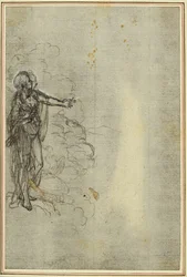 Estudio para "La Pharsale" de Lucain, Canto I, Figura femenina de pie