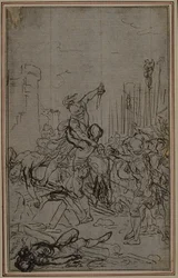 Estudio para "La Pharsale" de Lucain, Canto VI