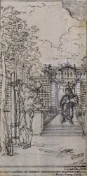 Estudio para la viñeta-frontal de la obra de Poncelet "Principes Generaux pour Servir à l