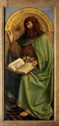 Juan Bautista, detalle del Retablo de Gante