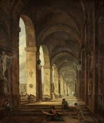Un capricho de la arquitectura romana, c.1775