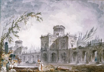 Fantasía arquitectónica, 1760
