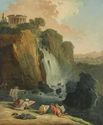 Delineantes en Tívoli (óleo sobre lienzo)