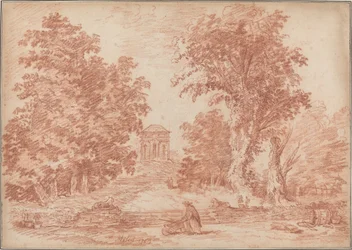 Parque italiano con un Tempietto