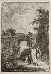 Placa Ocho de Noches en Roma, 1763-64