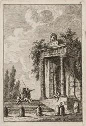 Placa Cuatro de Noches en Roma, 1763-64