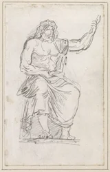 Estatua de Júpiter, sentado [recto]