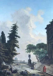 Terraza de un palacio romano