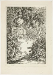 El Busto, lámina dos de Les Soirées de Rome
