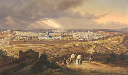 Vista de Jerusalén, 1847