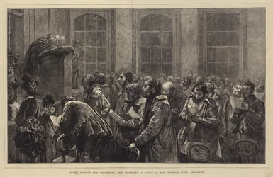 Servicio Divino para Pastores y Ganaderos, un Estudio en Berners Hall, Islington