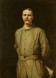 Retrato de Archibald Forbes, corresponsal de guerra, 1881