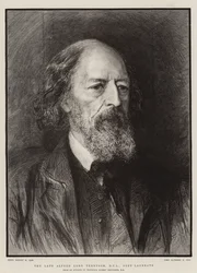 El difunto Alfred Lord Tennyson, DCL, Poeta Laureado