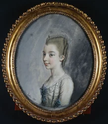 Retrato de Georgiana Spencer, luego duquesa de Devonshire