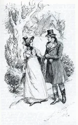 "Emma y Mr. Knightley" (ilustración)