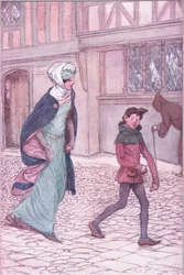 "Preferiría, por cierto, ir delante de ti como un hombre, que seguirlo como un enano", ilustración de 