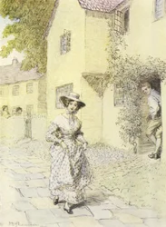 Ilustración para Amos Barton de George Eliot