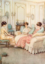 Ilustración de El admirable Crichton de J. M. Barrie