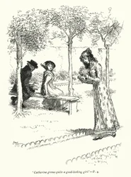 Ilustración para La Abadía de Northanger de Jane Austen