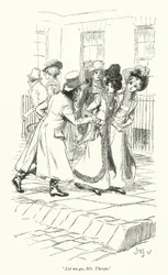 Ilustración para La abadía de Northanger de Jane Austen