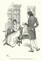 Ilustración para Persuasión de Jane Austen