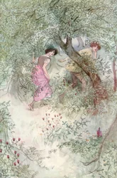 Ilustración para Como Gustéis de Shakespeare