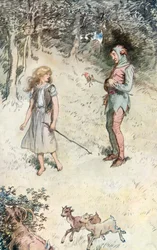 Ilustración de Como gustéis de Shakespeare