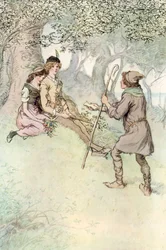 Ilustración de Como gustéis de Shakespeare