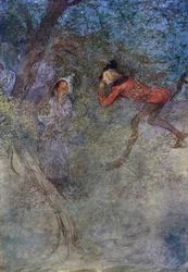 Ilustración para Las alegres comadres de Windsor