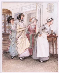 Patty introduce a las hermanas, Willoughby y la Srta. Henrietta