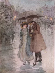 Phoebe: "Estaba lloviendo y mi cara estaba mojada."