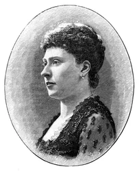 Princesa Beatriz, hija menor de la Reina Victoria, 1900