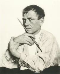 Otto Dix, fotografía de retrato / Hugo Erfurth
