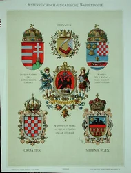 Escudos de armas del Imperio Austrohúngaro, de 