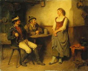 Una conversación en la taberna, 1891