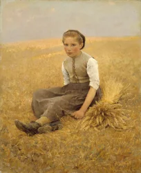 La pequeña espigadora, 1884