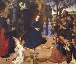 La Adoración de los Pastores El Tríptico Portinari