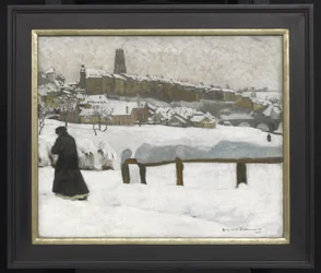 Friburgo en la nieve