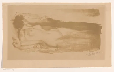 Mujer desnuda recostada