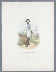 Hombre en traje histórico