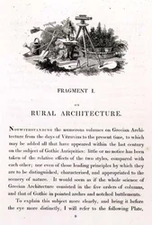 Ilustración de «Fragments on the Theory and Practice of Landscape Gardening», publicado en 1816