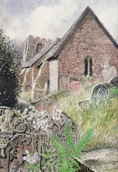 Iglesia de Cwmyoy, Gwent