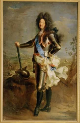 Luis XIV de Francia (pintura sobre lienzo)