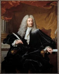 Retrato de Louis Germain de Chauvelin (1685-1762), Marqués de Grosbois, Secretario de Estado de Asuntos Exteriores y Guardián de Sellos