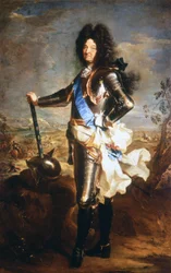 Retrato de Luis XIV, el Rey Sol (1638 - 1715)