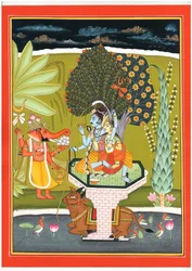 El Señor Shiva, Parvati y Ganesha